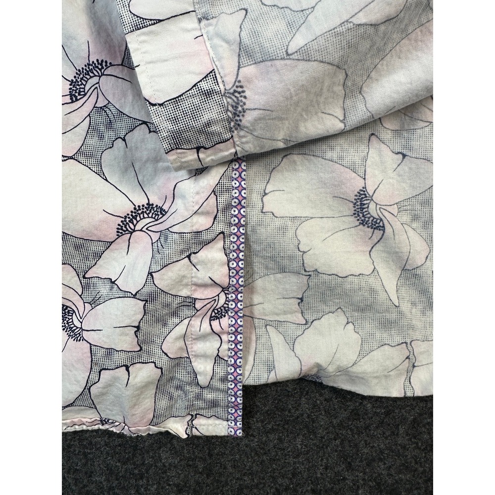 Johnston & Murphy Men's M Short Sleeve Button Down Shirt Floral - Picture 8 of 10